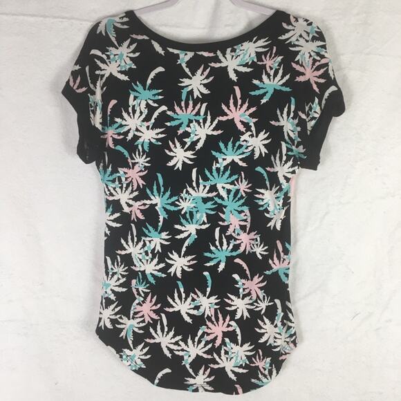 Short Sleeve Round Neck Pocket Tee Palm Trees Size Small - Picture 5 of 6